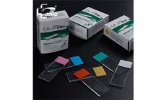 JSHD - Plain Color Frosted Adhesive Microscope Slides