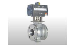 Aira - Model VBP - Pneumatic V-Notch Ball Valve