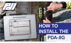 How To Install the Pile Driving Analyzer (PDA-8G) - Video