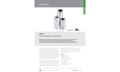 Capacitors for Power Electronics - Data Sheet