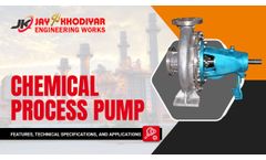 Chemical Process Pump Manufacturer |Know Features & More | Jay Khodiyar Engineering Works - Video
