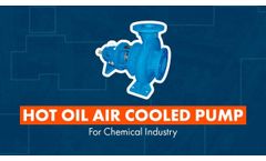 Hot Oil Air Cooled Pump For Chemical Industry - Sujal Engineering - Video