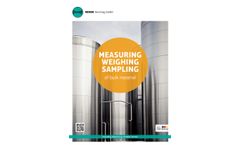 Measuring Weighing Sampling Bulk Material - Brochure