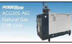 PowerLink ACG30S-NG Natural Gas CHP Unit - Video