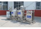 Gems - 200L Refrigerated Milk Storage Tank Vat Pasteurizer with Milk Homogenizer System