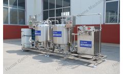 Gems - 200L Refrigerated Milk Storage Tank Vat Pasteurizer with Milk Homogenizer System
