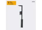 Model EVC P4 EU ( UP TO 22KW in Charger, 320W in LED ) - Combination of Light and Charger with LED Screen
