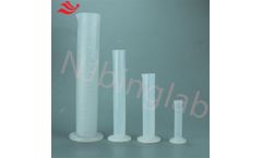 NJbinglab - Model PFA-LT - NJbinglab PFA graduated cylinder, Feature stable base and smooth pouring spout