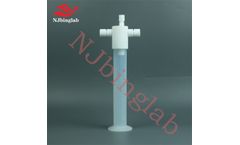 NJbinglab - Model R-PFA-XQP - NJbinglab PFA gas washing bottle, Tall Form, resistant to certain pressure, support customization