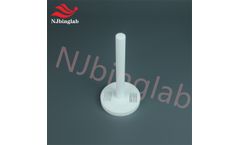 NJbinglab - Model R-PTFE-QJZJ - NJbinglab customized PTFE ITO/FTO/Silicon Wafer/Conductive Glass cleaning rack