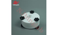 NJbinglab - Model R-PTFE-LMJ - Lab reusable PTFE filter holder, for hydrogen fluoride sampling