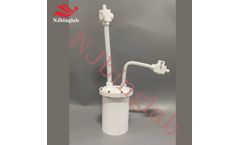 NJbinglab - Model R-PTFE-FYG - NJbinglab PTFE evaporation vessel, 5L, flange seal, pressure resistant, customizable multi-neck