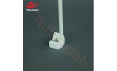 NJbinglab - Model R-PTFE-HL - NJbinglab PTFE wafer carrier for silicon wafer cleaning and etching