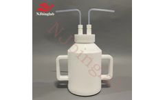 NJbinglab - NJbinglab Cryogenic-Safe PTFE Wash Bottles for LNG Processing Gas Scrubbing