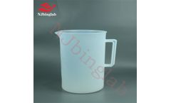 NJbinglab - 5L PFA beakers maintain purity in pharmaceutical solvent recovery