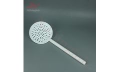 NJbinglab - Model J - Customizable PTFE Perforated Ladle for Wafer, Chip and MEMS Processing, High Purity and Durable