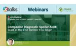 Companion Diagnostic Spoiler Alert: Start at the End Before you Begin - Video