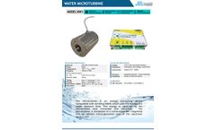 Datasheet Water Microturbine - Data Sheet