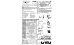 Hanyoung - Model PEA Series - Built-in Power Supply / Amplifier Built-in Photo Sensor  - Manual