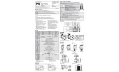 Hanyoung - Model PQ Series - Compact Long Distance Photoelectric Sensors  - Manual