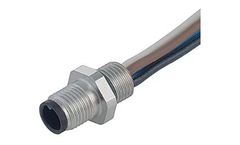 Binder - Model M5, Series 707 - Male Panel Mount Connector