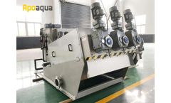 Apoaqua - Model ApoBlu-SHS - Screw Press Dewatering Device