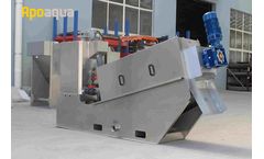 Apoaqua - Model ApoBlu-YQT - Wastewater Screw Press