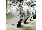 Apoaqua - Model ApoPar-JUI - Pig Manure Sludge Dewatering Screw Press Machine