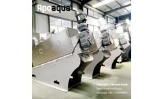 Apoaqua - Model ApoPar-JUI - Pig Manure Sludge Dewatering Screw Press Machine