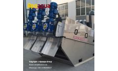 Apoaqua - Model ApoPar-NJI - Municipal Sewage Sludge Multi Plate Screw Press