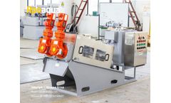 Apoaqua - Model ApoPar-201 - Landfill Leachate Sludge Dewatering Machine