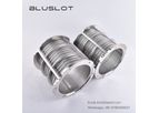 Bluslot - Model WM702 - Wedge Wire Cylindrical Screen Basket for SEPCOM Screw Press Separator