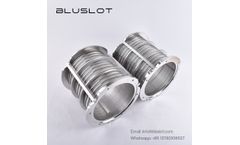 Bluslot - Model WM702 - Wedge Wire Cylindrical Screen Basket for SEPCOM Screw Press Separator