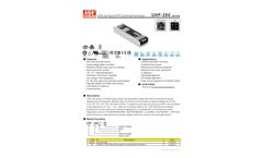 MEAN WELL - Model UHP-200 Series - a200W Single-output Slim Type Power Supply - Brochure