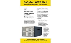 BaSyTec - Model XCTS Mk II - Extended Cell Test System - Brochure