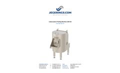 Carborundum Peeling Machine CSM-20 - Brochure