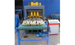 Exmork - Model EXT4-10 - Exmork EXT4-10 automatic brick making machine