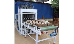 Exmork - Model EXT5-10  - Exmork EXT5-10 automatic brick making machine