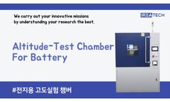 IREA TECH Altitude-Test Chamber For Battery