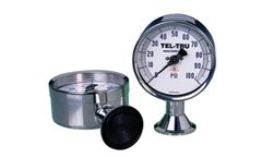 TEL-TRU - Model 81 - Chem Line Sanitary Pressure Gauges