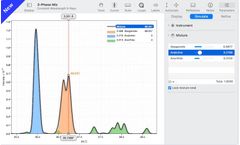 Version CrystalDiffract 7 - Real-Time Parameter Controls Software