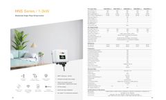 Sunplus - Model HNS-TL1 Series - 1-3kW Single Phase String Inverter - Brochure