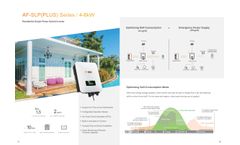 Sunplus - Model 4-6kW (PLUS)-AF-SL - Single Phase Hybrid Inverter- Brochure
