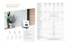 Sunplus - Model HNS-TL Series - 3-6kW Single Phase String Inverter - Brochure