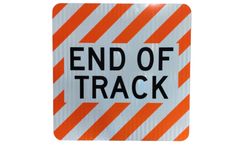 Aldon - Model UPRR STD DWG 0513A - End Of Track Sign,
