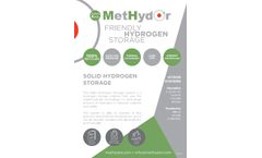 MetHydor - Model S 240 - Solid Hydrogen Storage System -Brochure