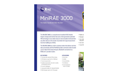 MiniRAE - Model 3000 - Wireless Handheld VOC Monitor Brochure