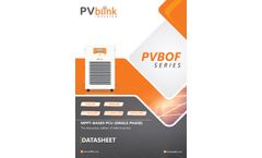 PVblin - Model PVBOF series 48V - Off-grid Inverters - Brochure