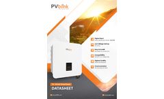 PVblink - 15 -30 KW Threephase On-grid Inverters - Brochure