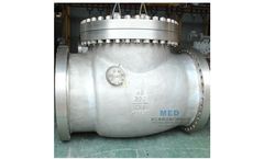 Topper - Model ASTM A351 CF8, 300 LB - 40 Inch Flanged Swing Check Valve